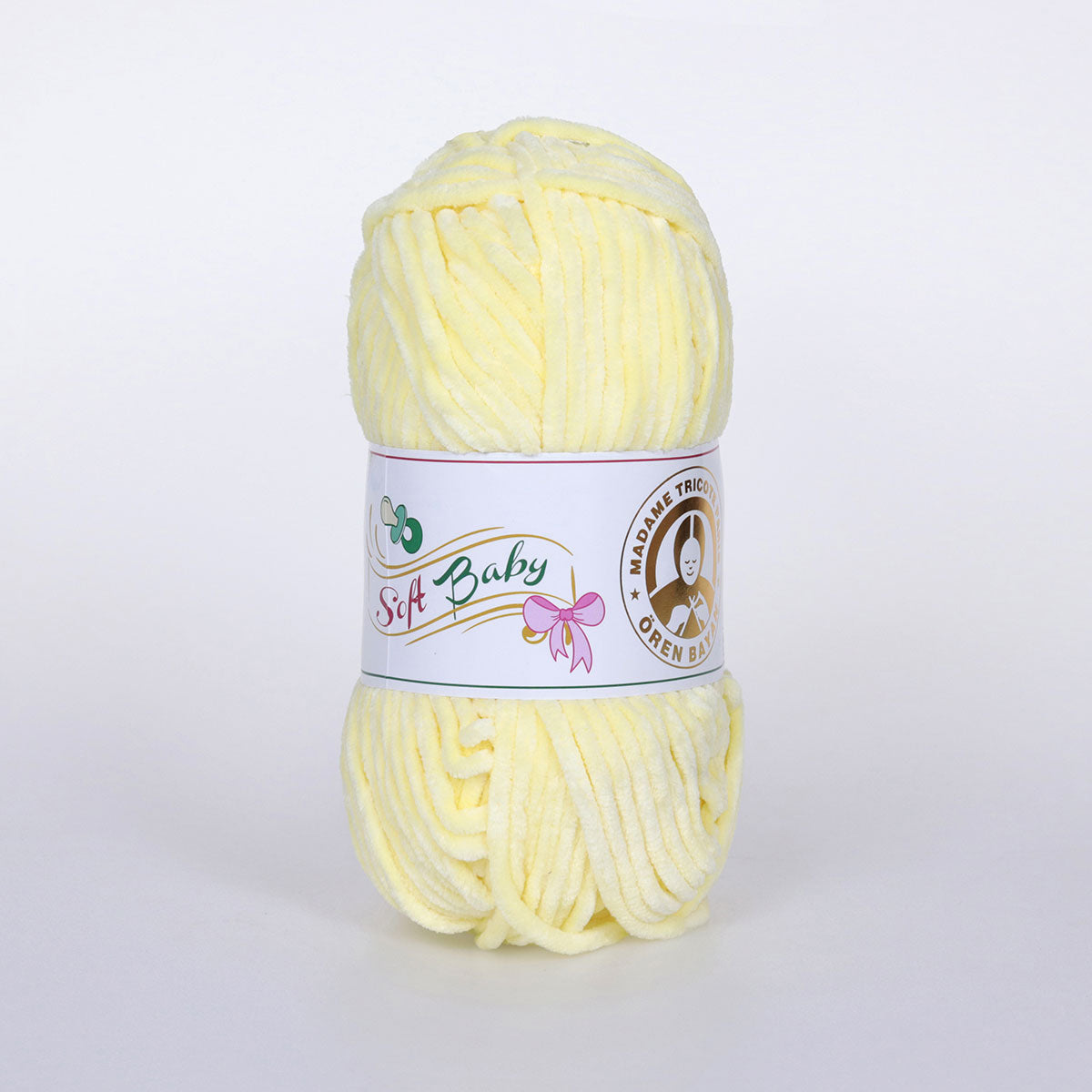 Soft Baby Hand Knitting Yarn Soft Yellow - Kristal Wool