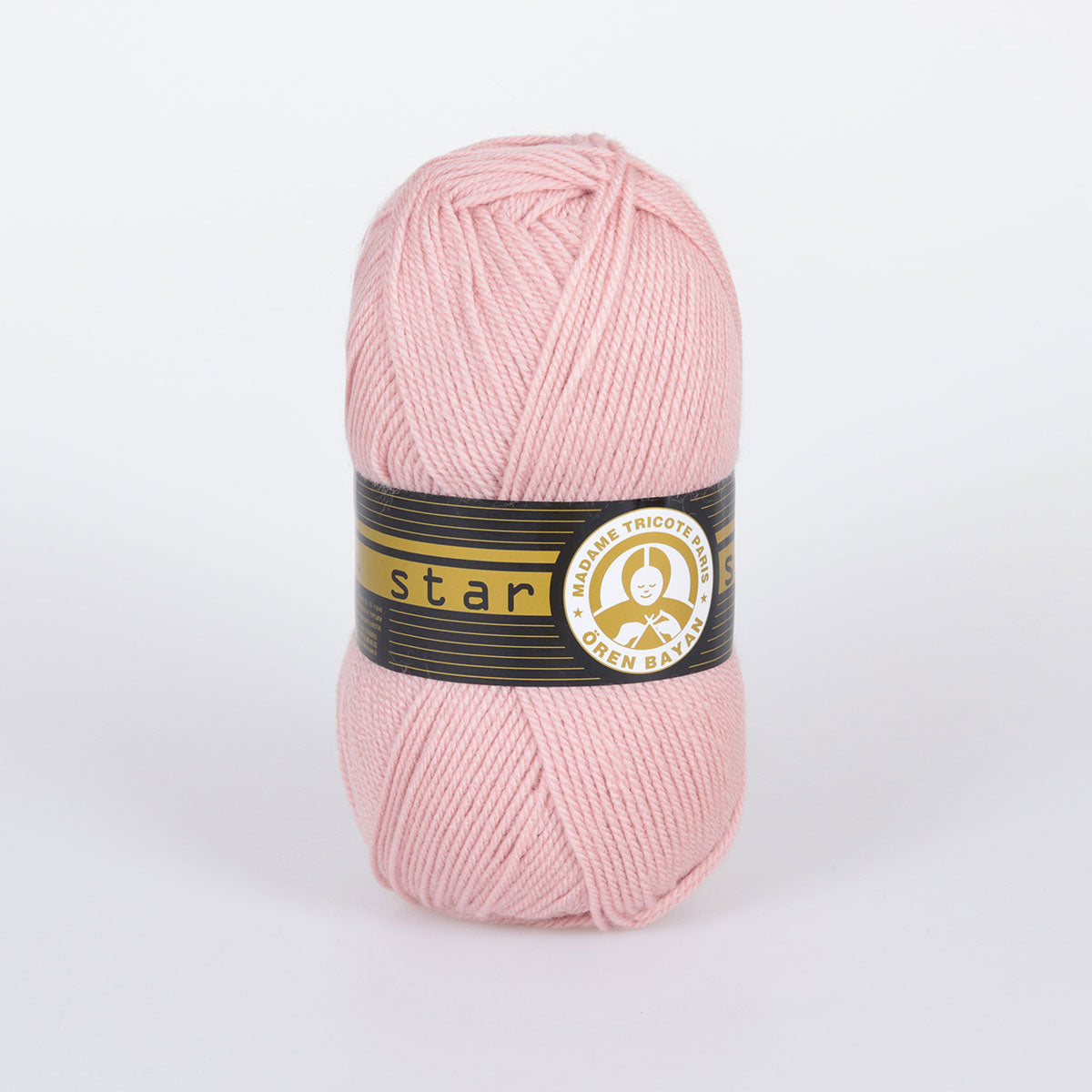 Star Hand Knitting Yarn Soft Pink 100 g - Kristal Wool