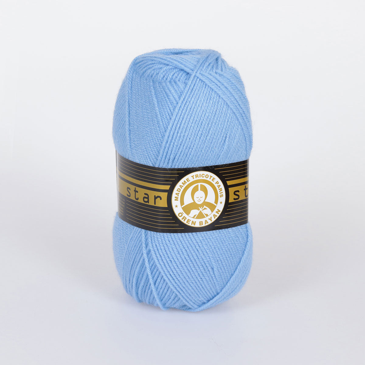 Star Hand Knitting Yarn Light Blue 100 g - Kristal Wool