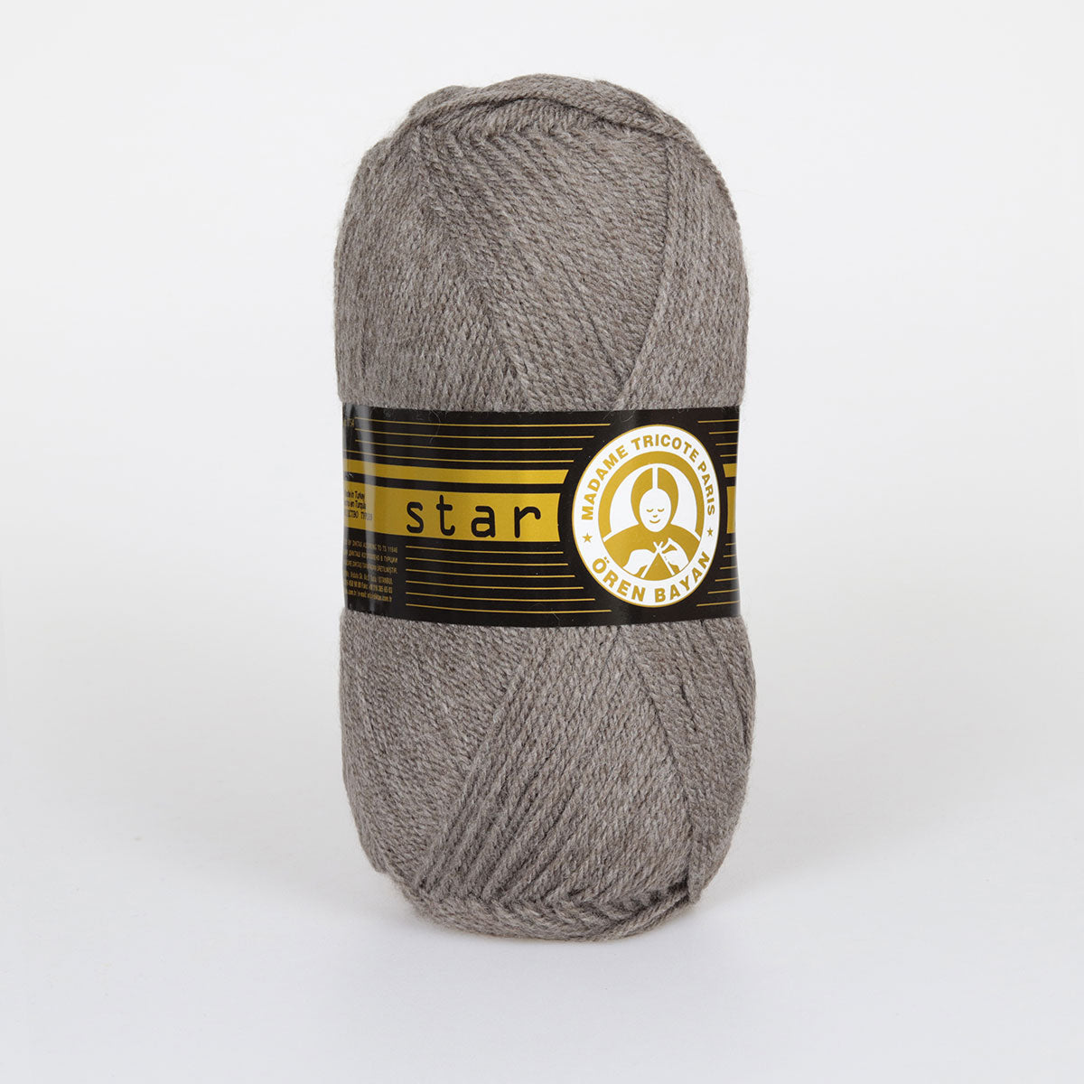 Star Hand Knitting Yarn Light Brown 100 g - Kristal Wool