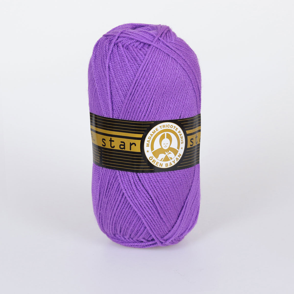 Star Hand Knitting Yarn Purple 100 g - Kristal Wool