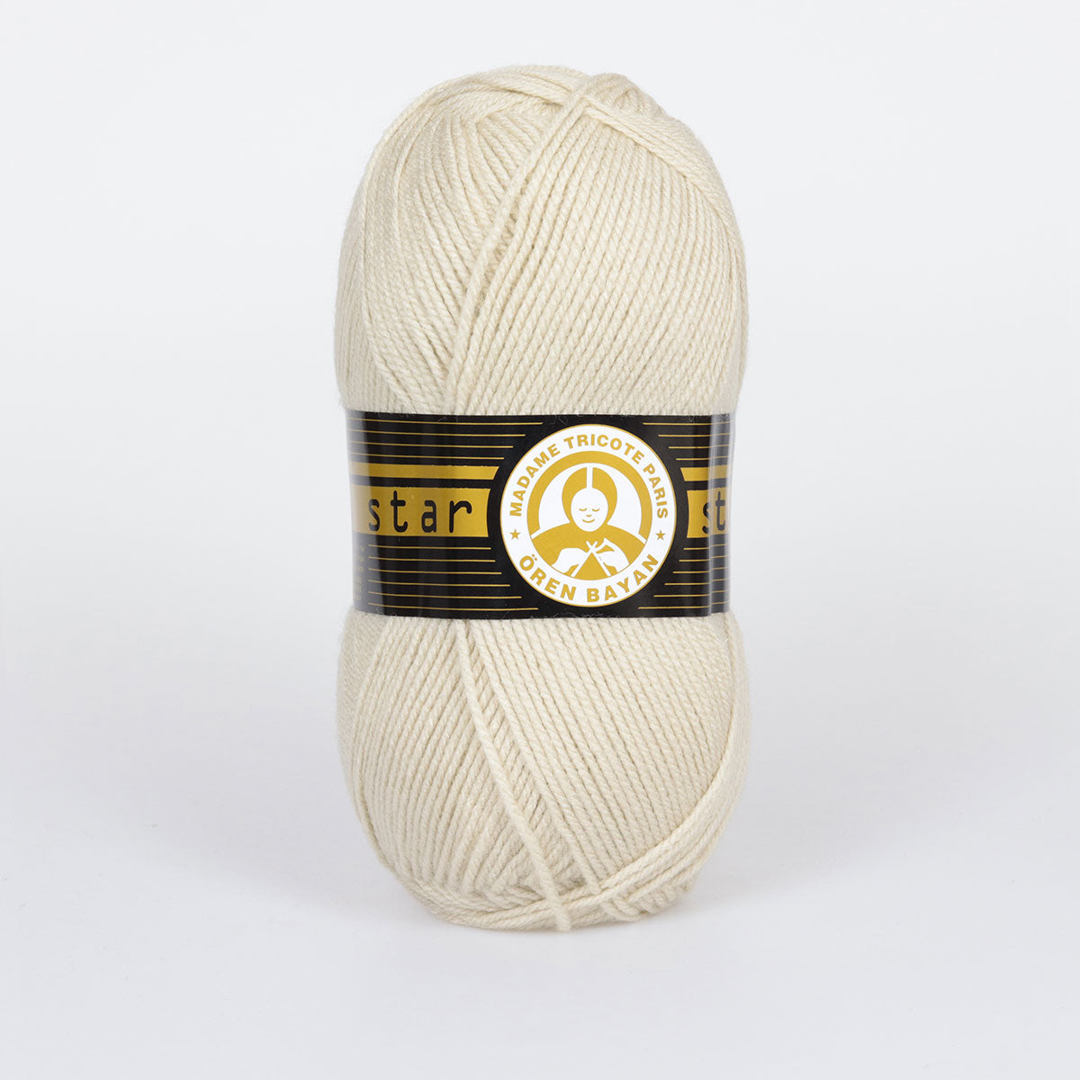 Star Hand Knitting Yarn Beige 100 g - Kristal Wool