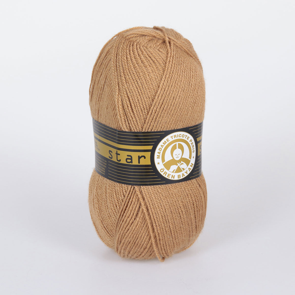 Star Hand Knitting Yarn Brown 100 g - Kristal Wool