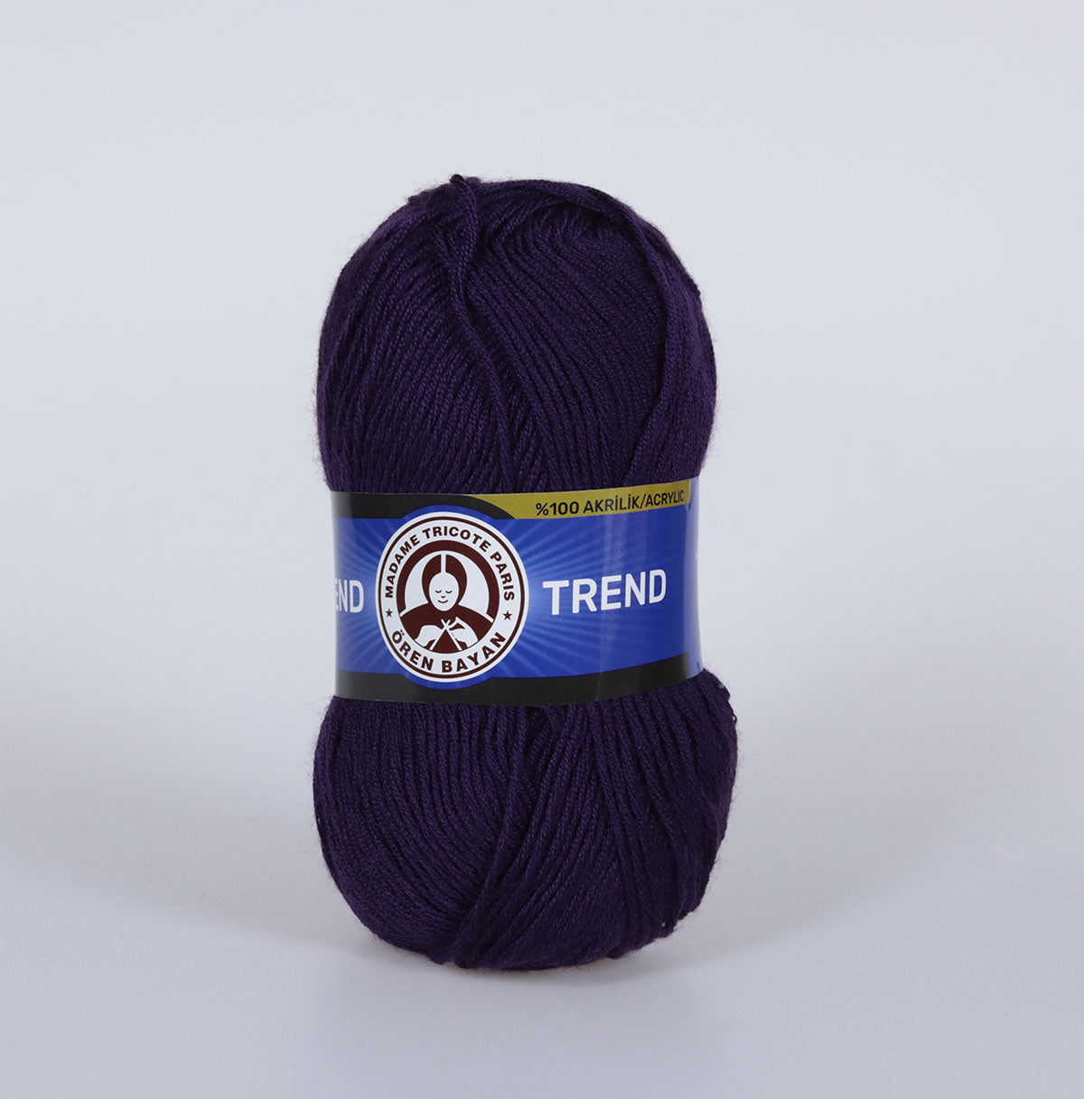 Trend Hand Knitting Yarn Purple - Kristal Wool