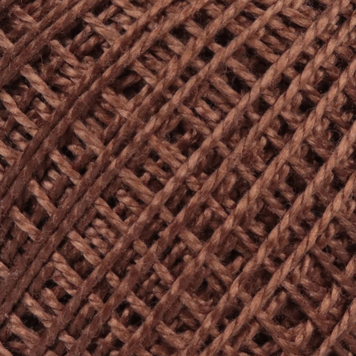 Madame Tricote Paris Hand Knitting Cotton Yarn Brown (10 x 10g Pack)