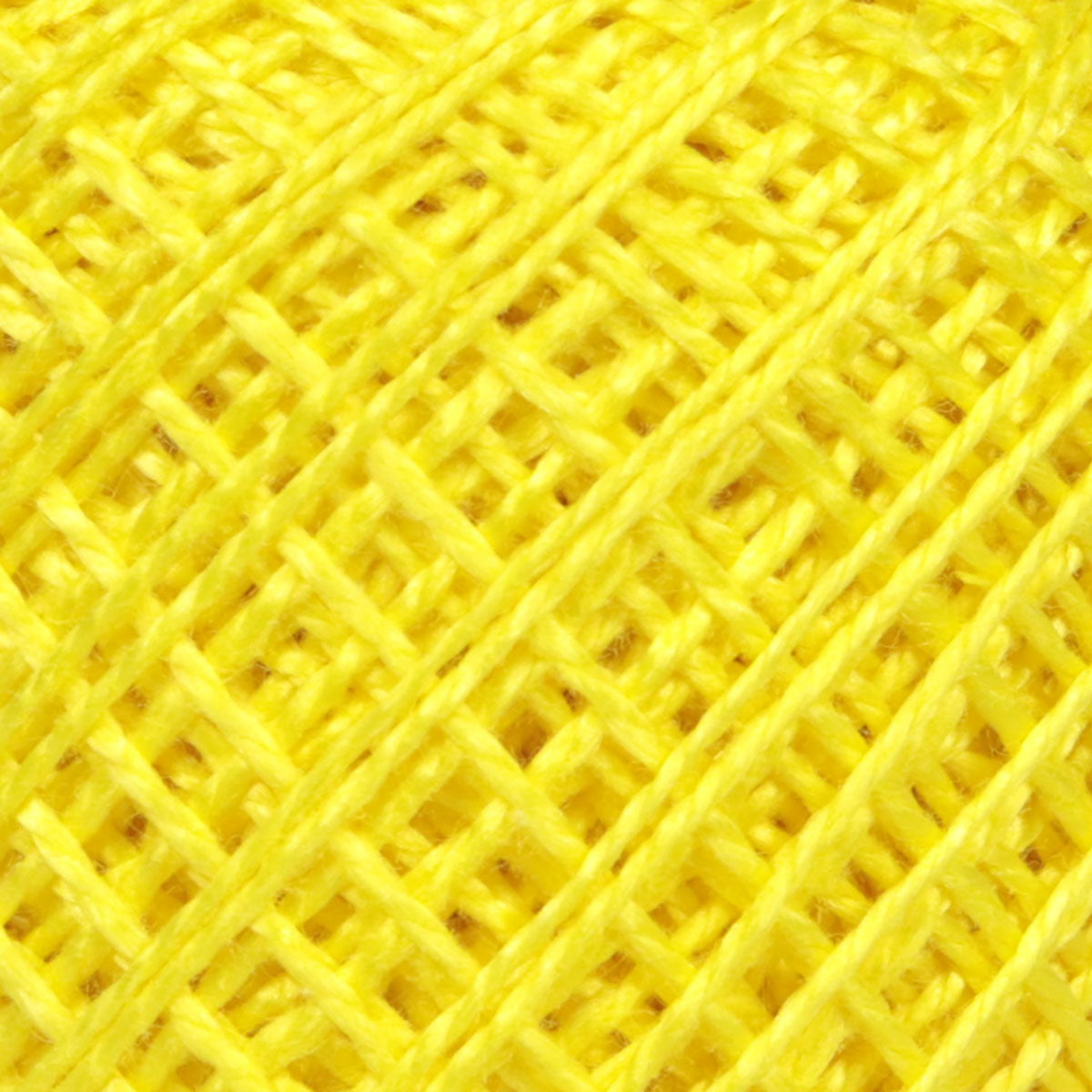 Madame Tricote Paris Hand Knitting Cotton Yarn Yellow (10 x 10g Pack)