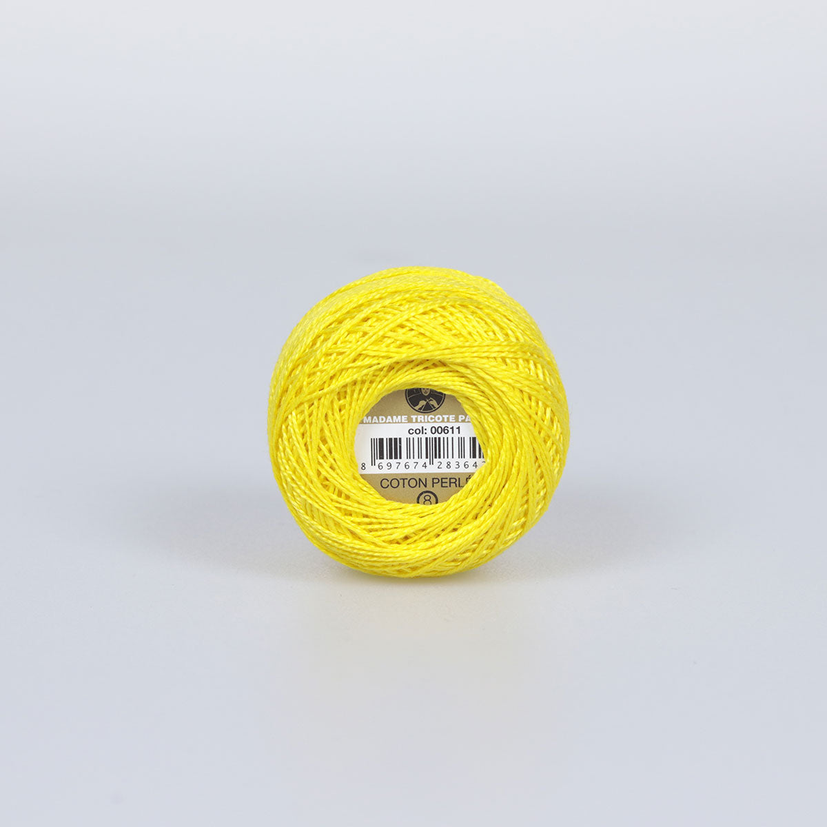 Madame Tricote Paris Hand Knitting Cotton Yarn Yellow (10 x 10g Pack)