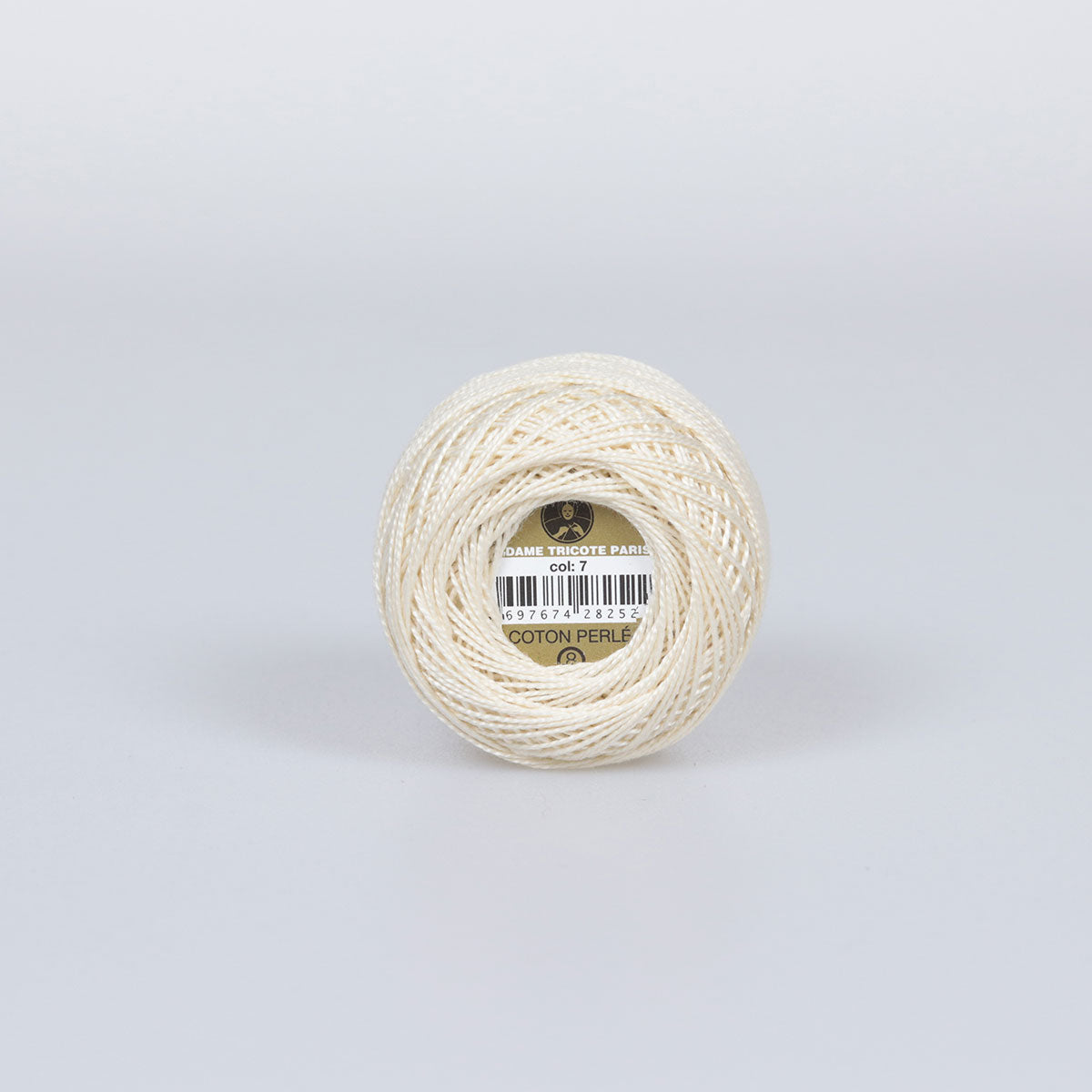 Madame Tricote Paris Hand Knitting Cotton Yarn Beige (10 x 10g Pack)