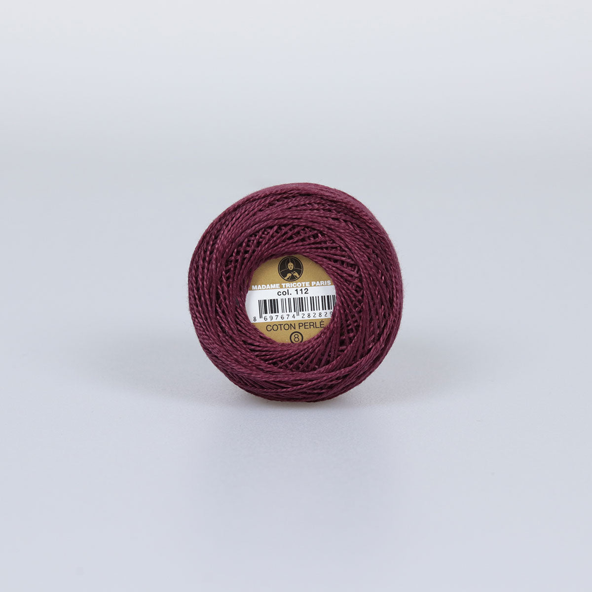 Madame Tricote Paris Hand Knitting Cotton Yarn Purple (10 x 10g Pack)