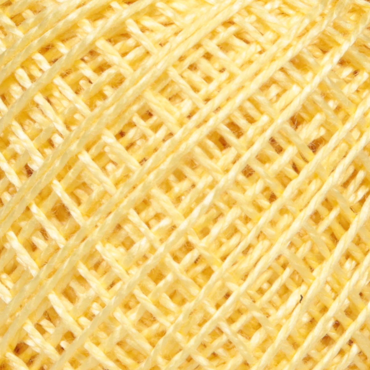 Madame Tricote Paris Hand Knitting Cotton Yarn Yellow (10 x 10g Pack)