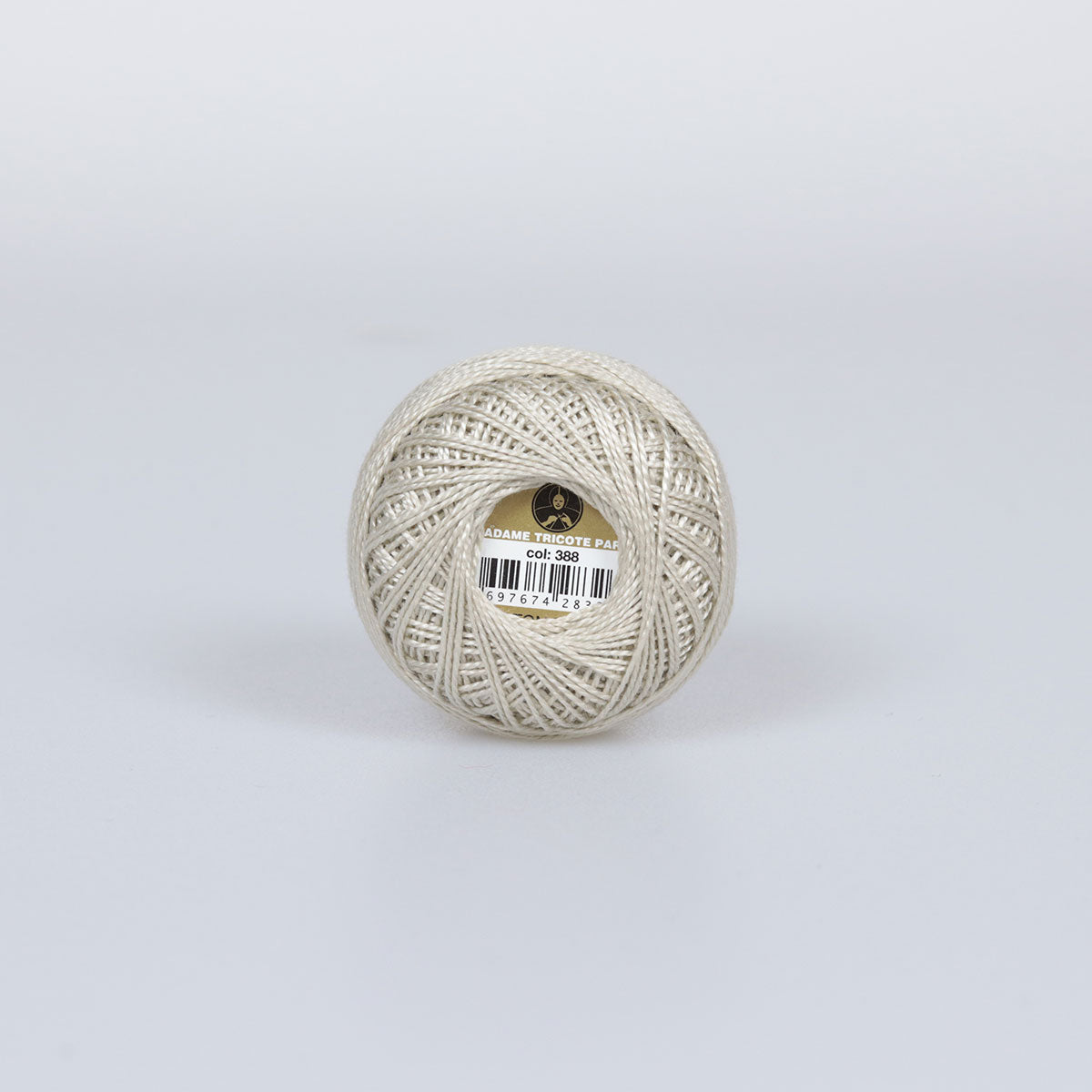 Madame Tricote Paris Hand Knitting Cotton Yarn Beige (10 x 10g Pack)