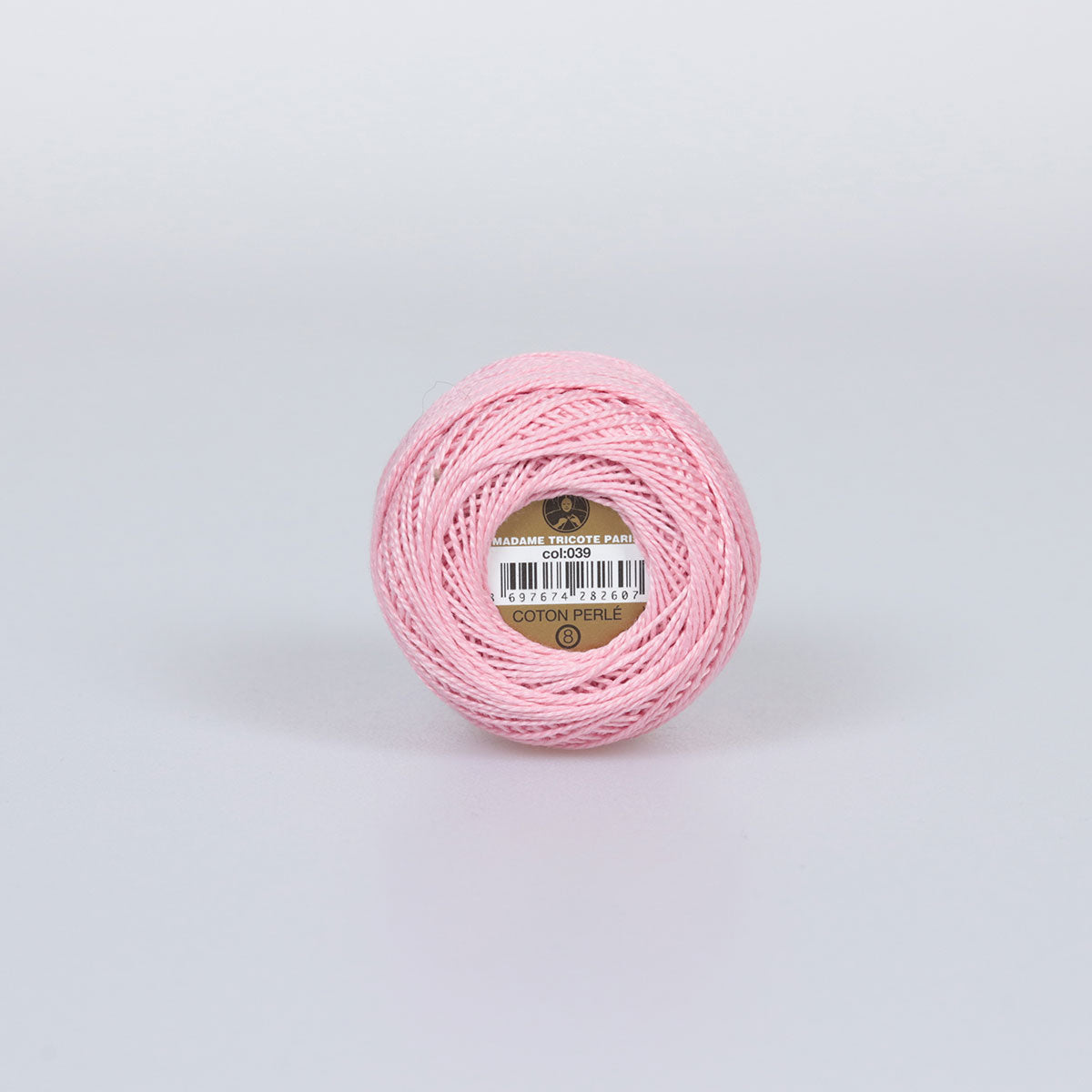 Madame Tricote Paris Hand Knitting Cotton Yarn Pink (10 x 10g Pack)