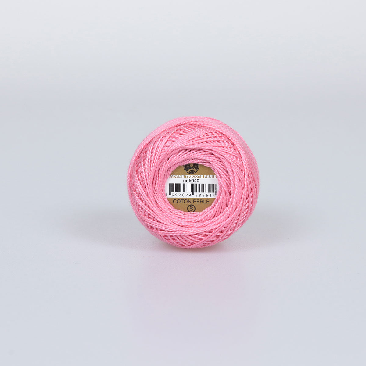 Madame Tricote Paris Hand Knitting Cotton Yarn Pink (10 x 10g Pack)