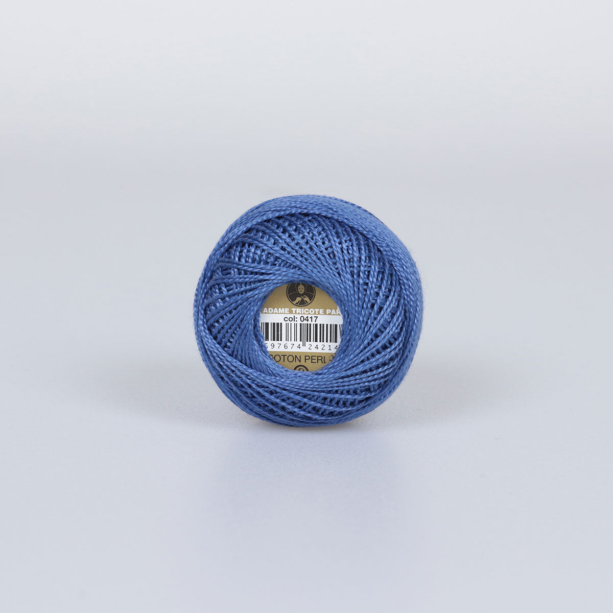 Madame Tricote Paris Hand Knitting Cotton Yarn Blue (10 x 10g Pack)