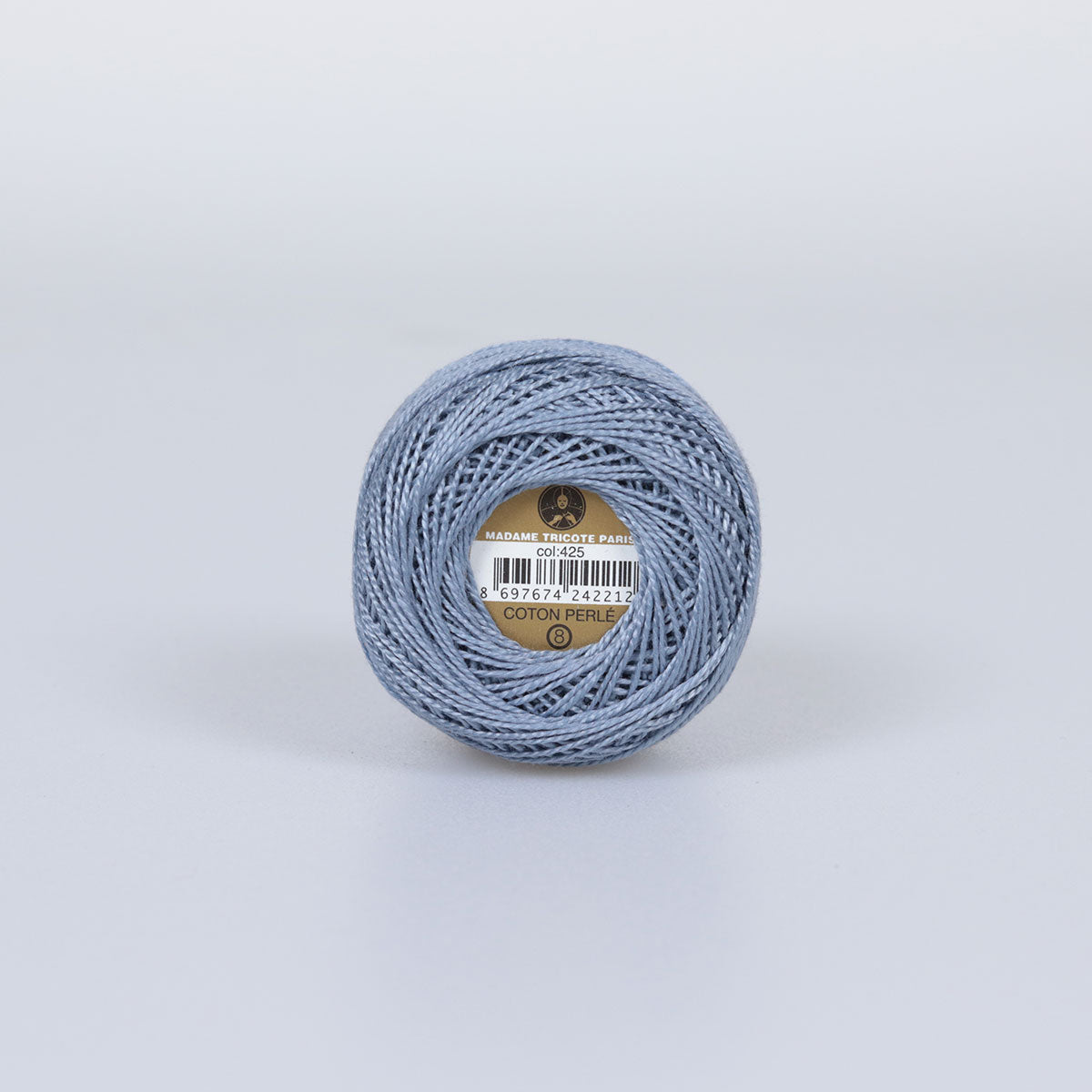 Madame Tricote Paris Hand Knitting Cotton Yarn Blue (10 x 10g Pack)