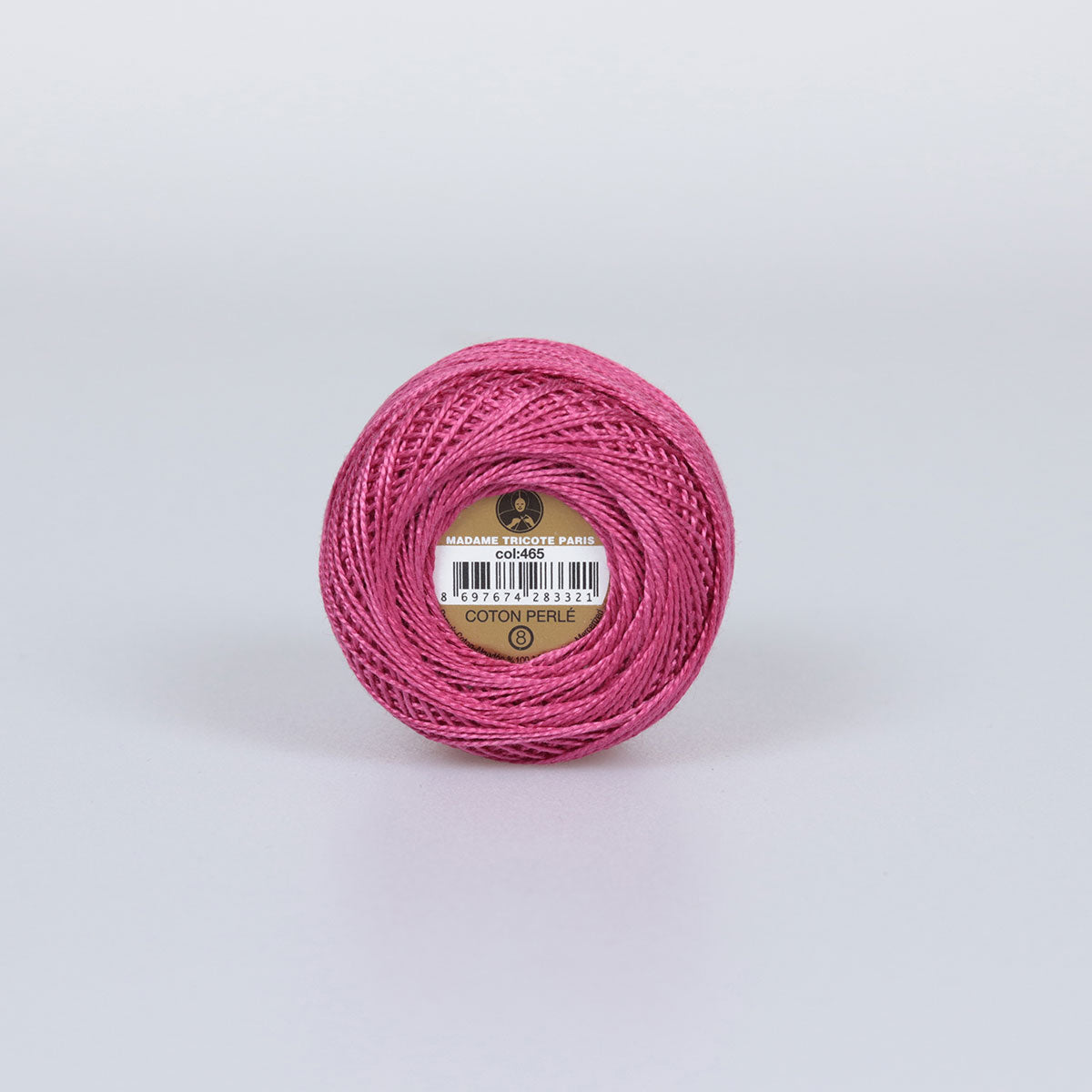 Madame Tricote Paris Hand Knitting Cotton Yarn Pink (10 x 10g Pack)