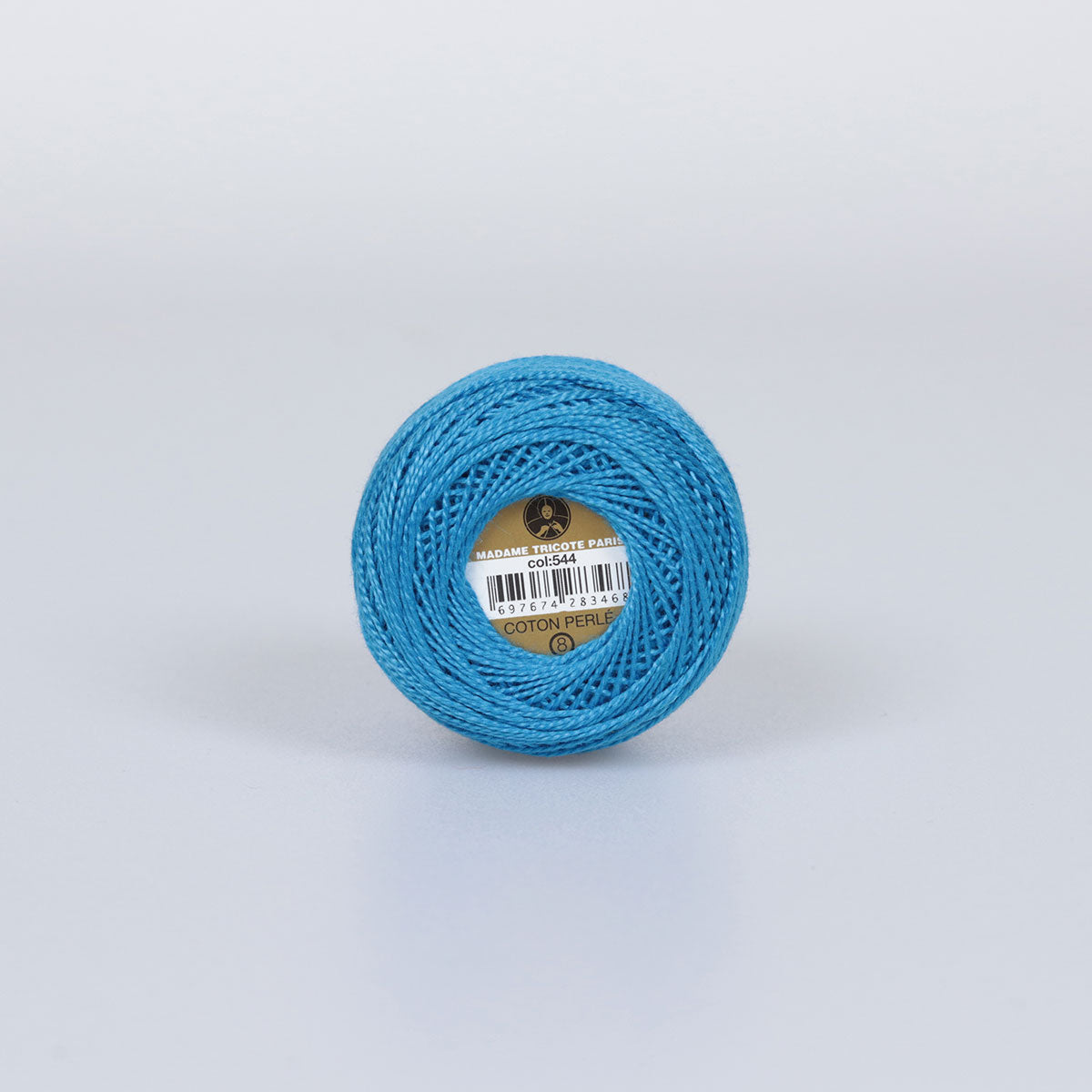 Madame Tricote Paris Hand Knitting Cotton Yarn Blue (10 x 10g Pack)