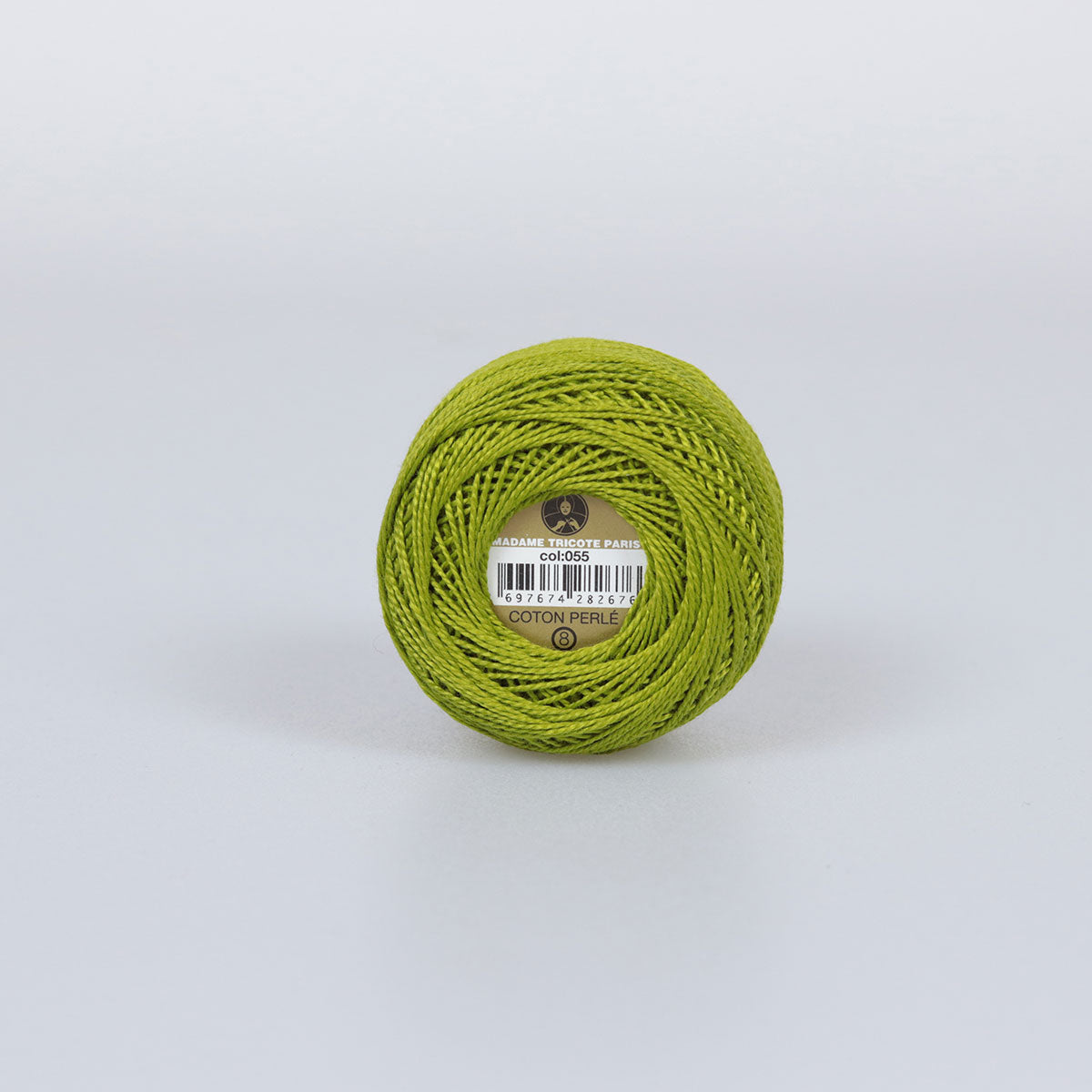 Madame Tricote Paris Hand Knitting Cotton Yarn Green (10 x 10g Pack)