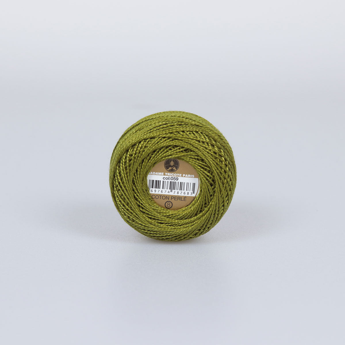 Madame Tricote Paris Hand Knitting Cotton Yarn Green (10 x 10g Pack)