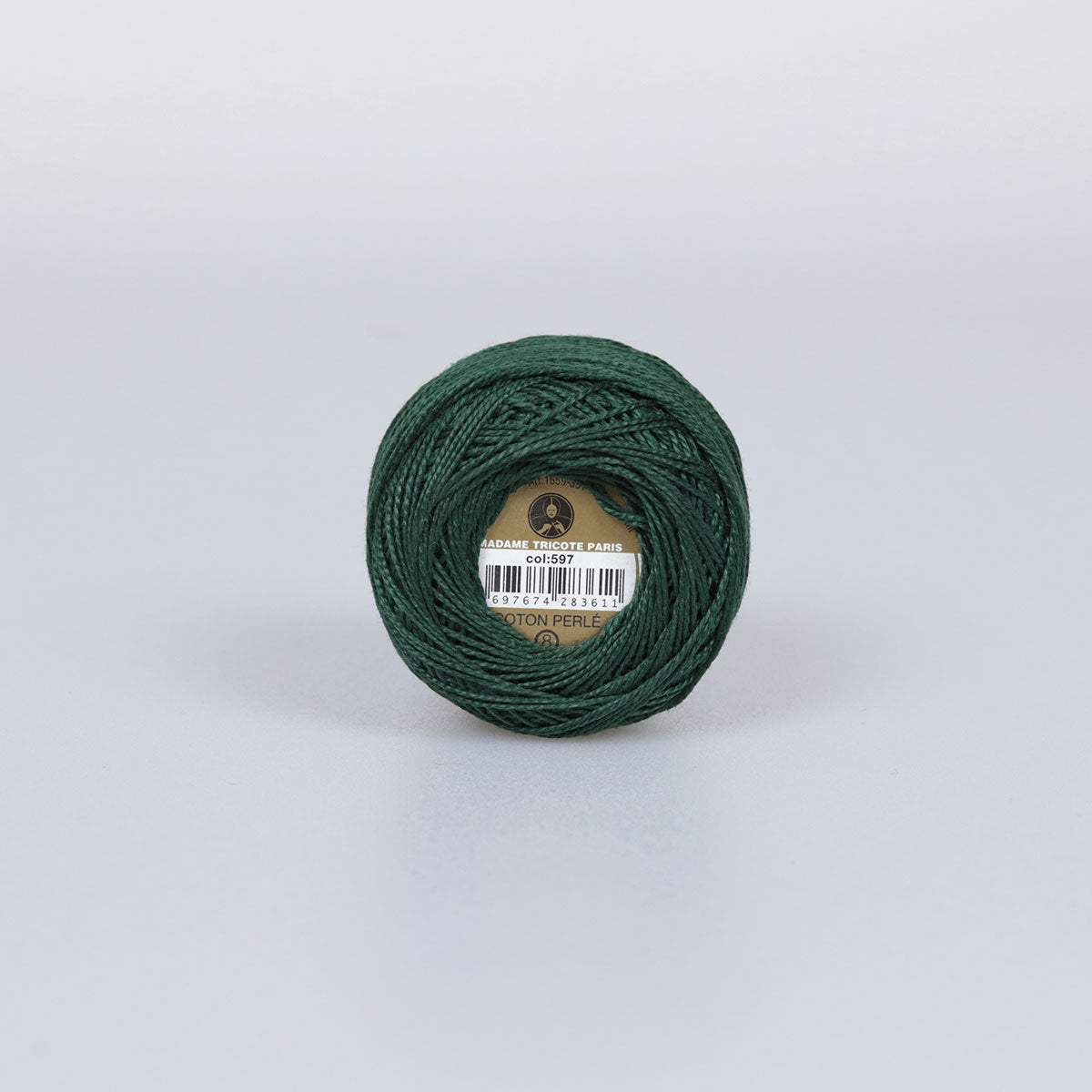 Madame Tricote Paris Hand Knitting Cotton Yarn Green (10 x 10g Pack)