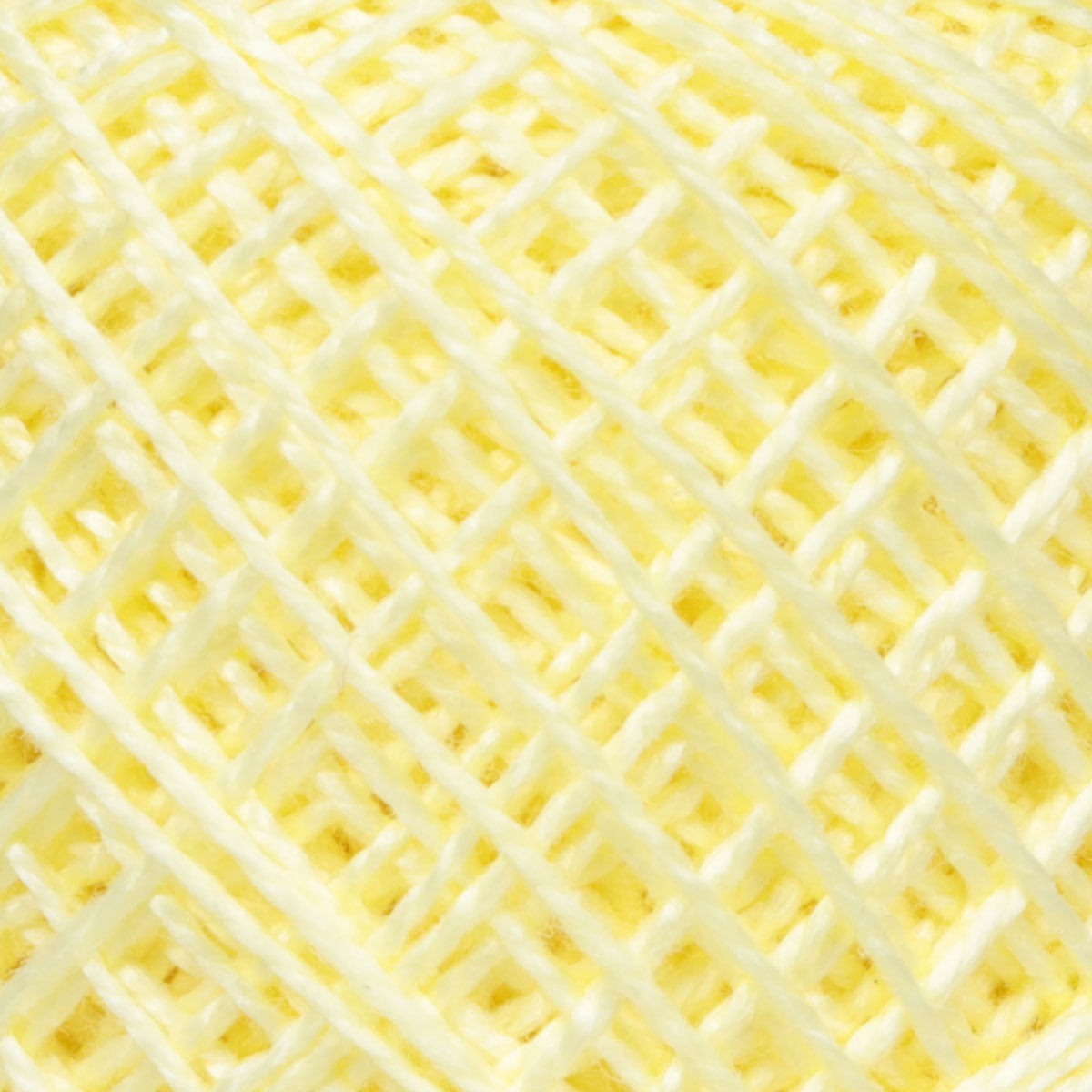 Madame Tricote Paris Hand Knitting Cotton Yarn Yellow (10 x 10g Pack)