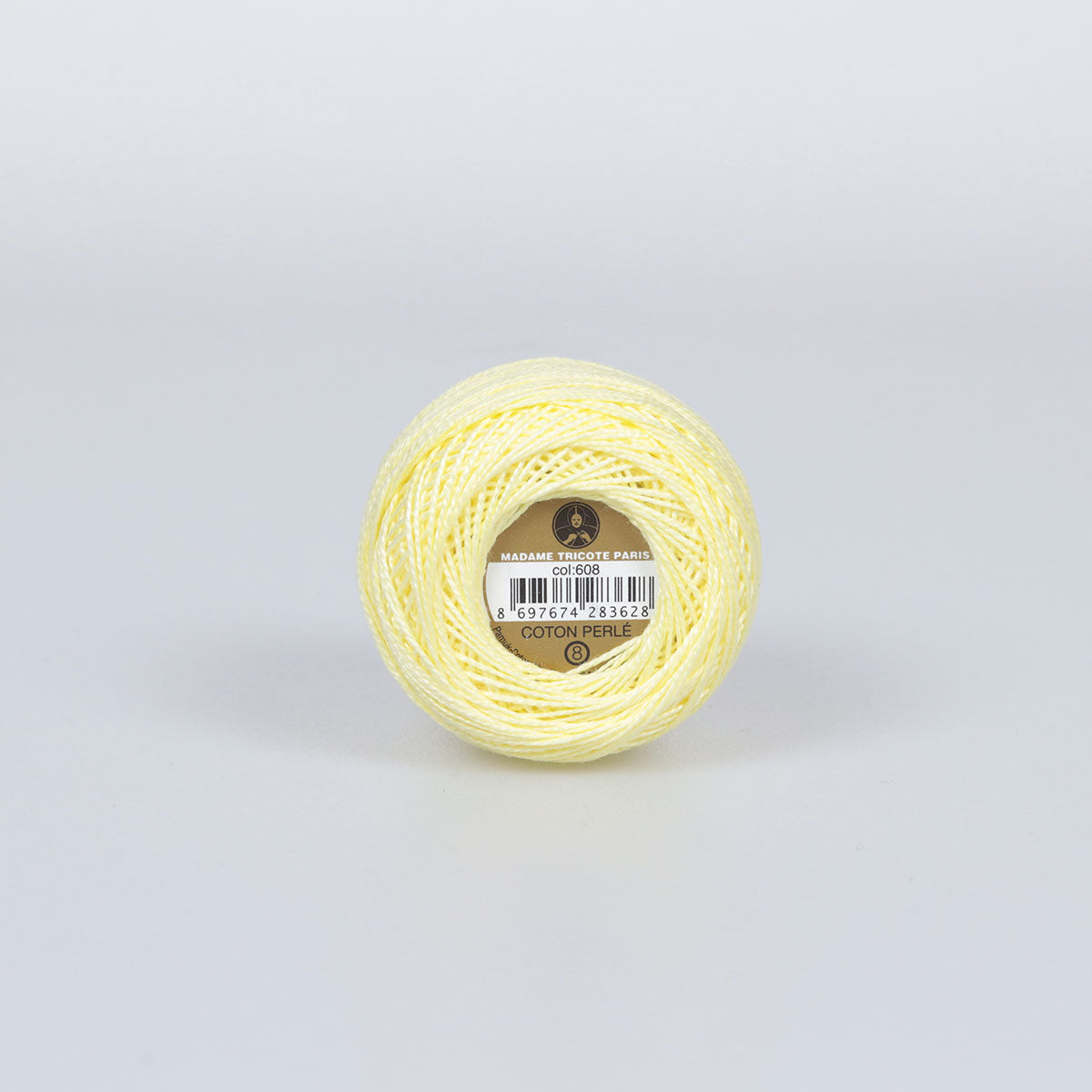 Madame Tricote Paris Hand Knitting Cotton Yarn Yellow (10 x 10g Pack)