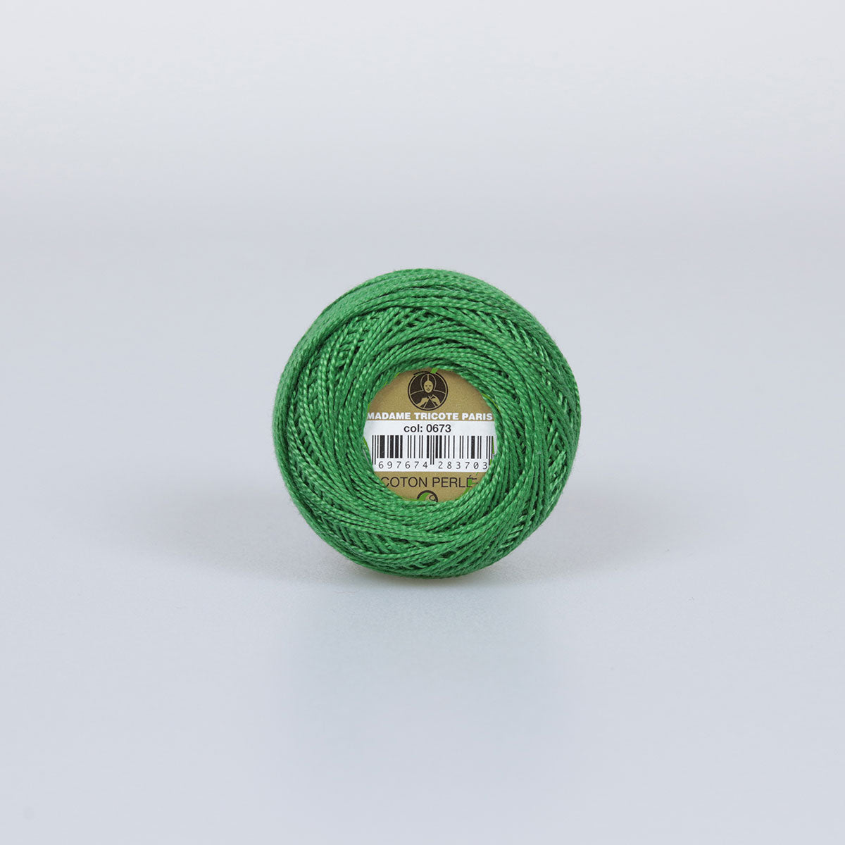 Madame Tricote Paris Hand Knitting Cotton Yarn Green (10 x 10g Pack)