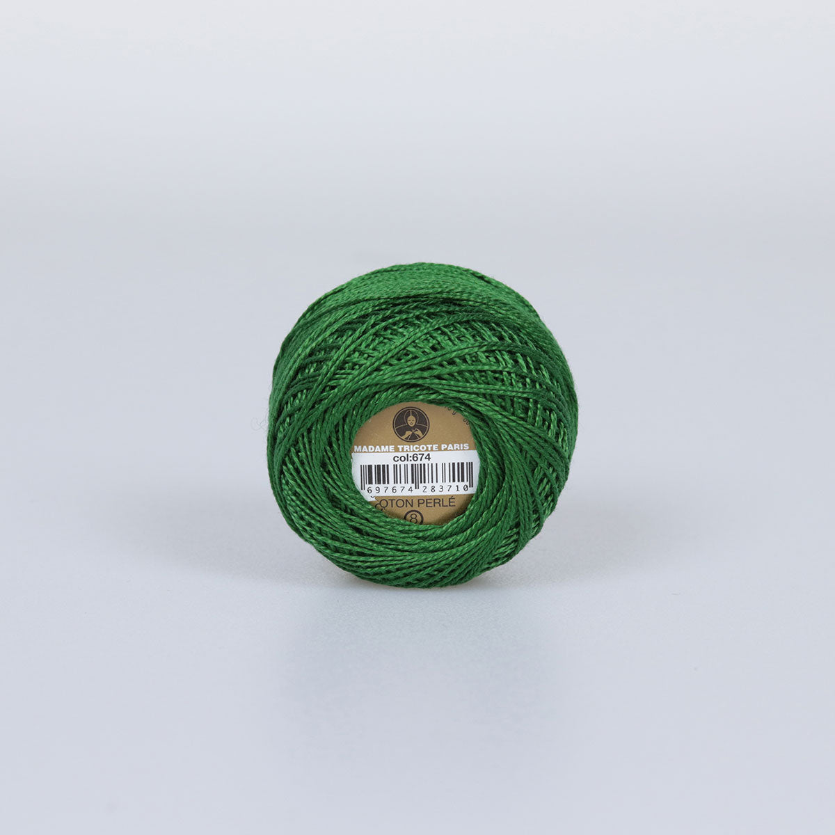 Madame Tricote Paris Hand Knitting Cotton Yarn Green (10 x 10g Pack)