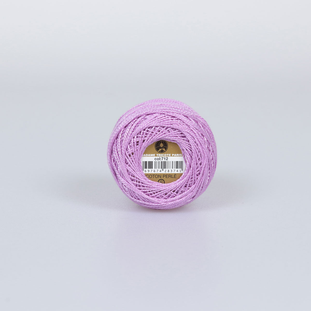 Madame Tricote Paris Hand Knitting Cotton Yarn Purple (10 x 10g Pack)