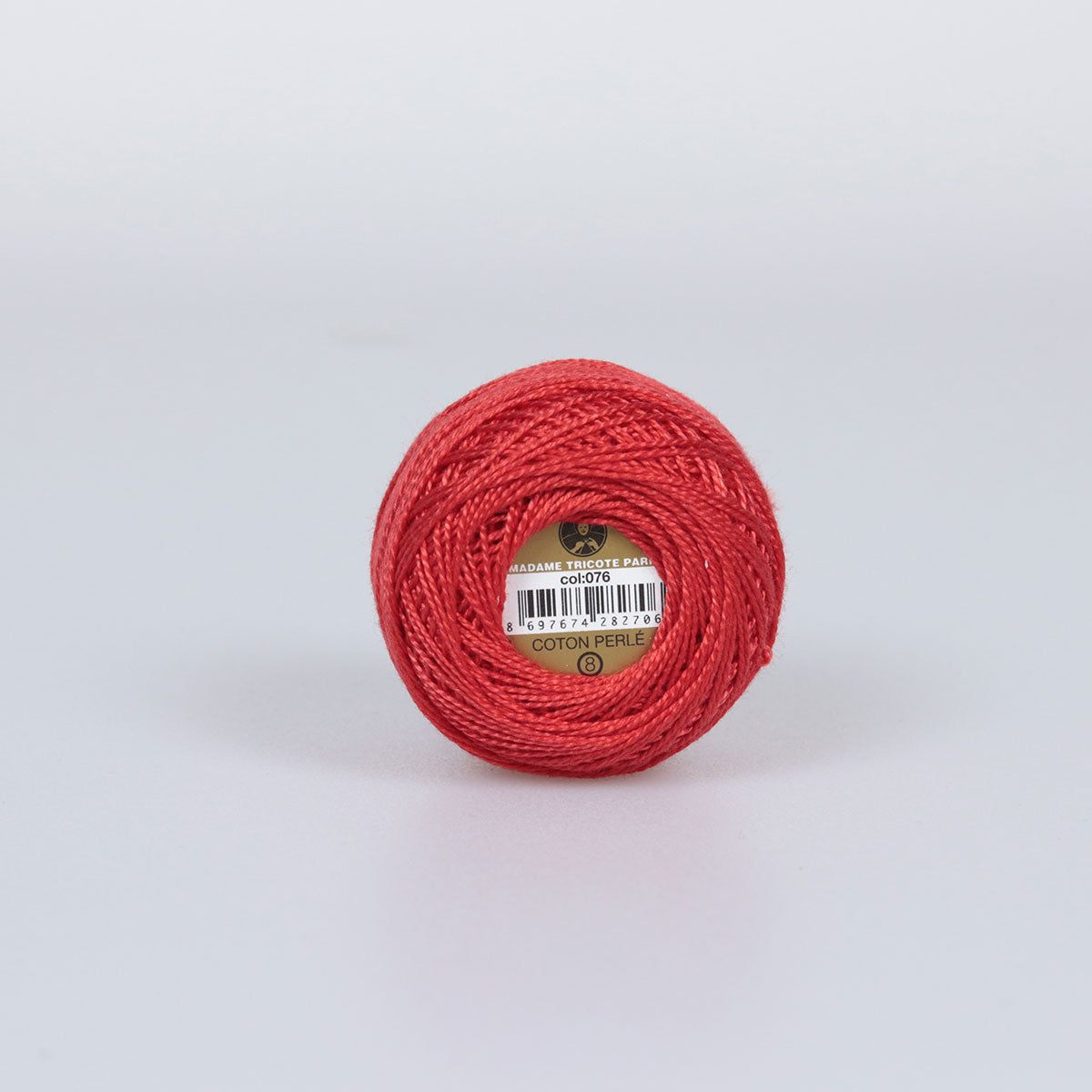 Madame Tricote Paris Hand Knitting Cotton Yarn Red (10 x 10g Pack)