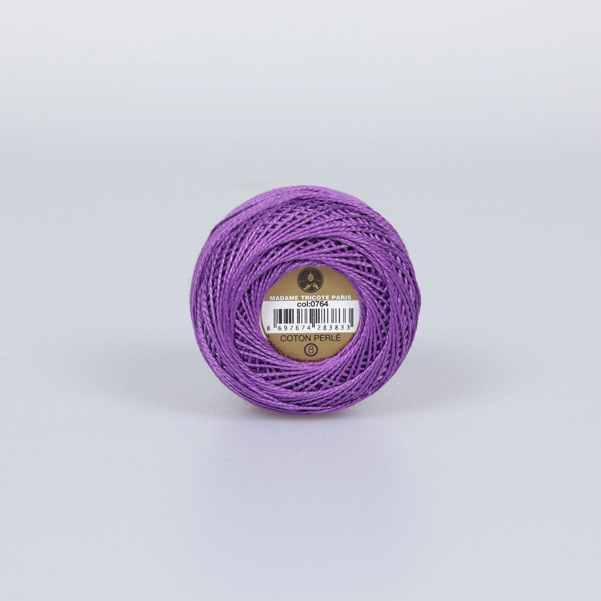 Madame Tricote Paris Hand Knitting Cotton Yarn Purple (10 x 10g Pack)