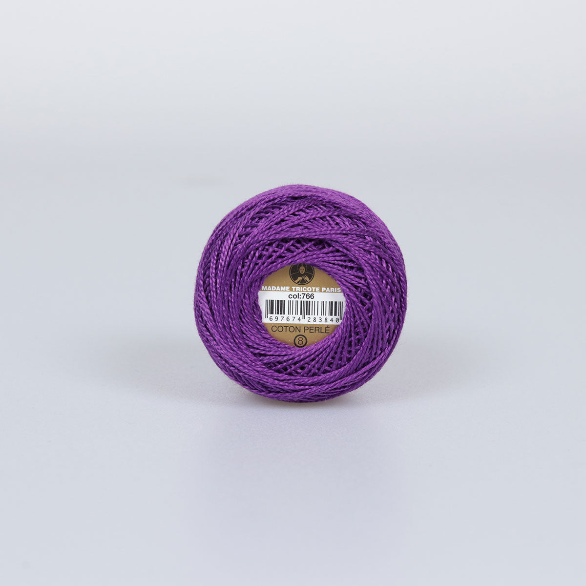 Madame Tricote Paris Hand Knitting Cotton Yarn Purple (10 x 10g Pack)