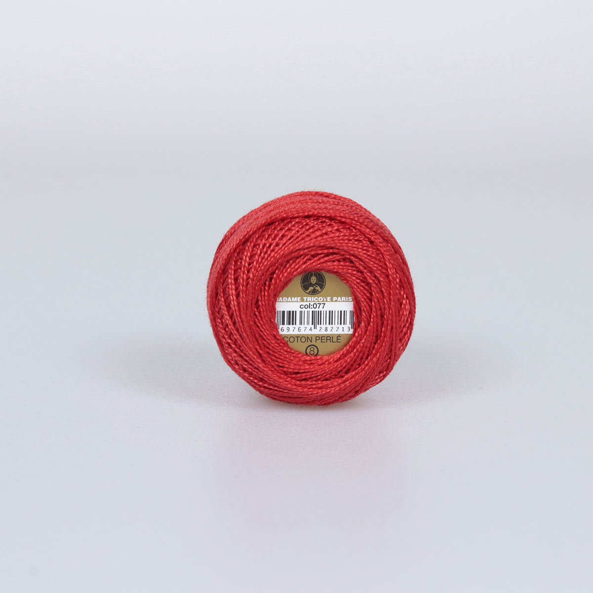 Madame Tricote Paris Hand Knitting Cotton Yarn Red (10 x 10g Pack)