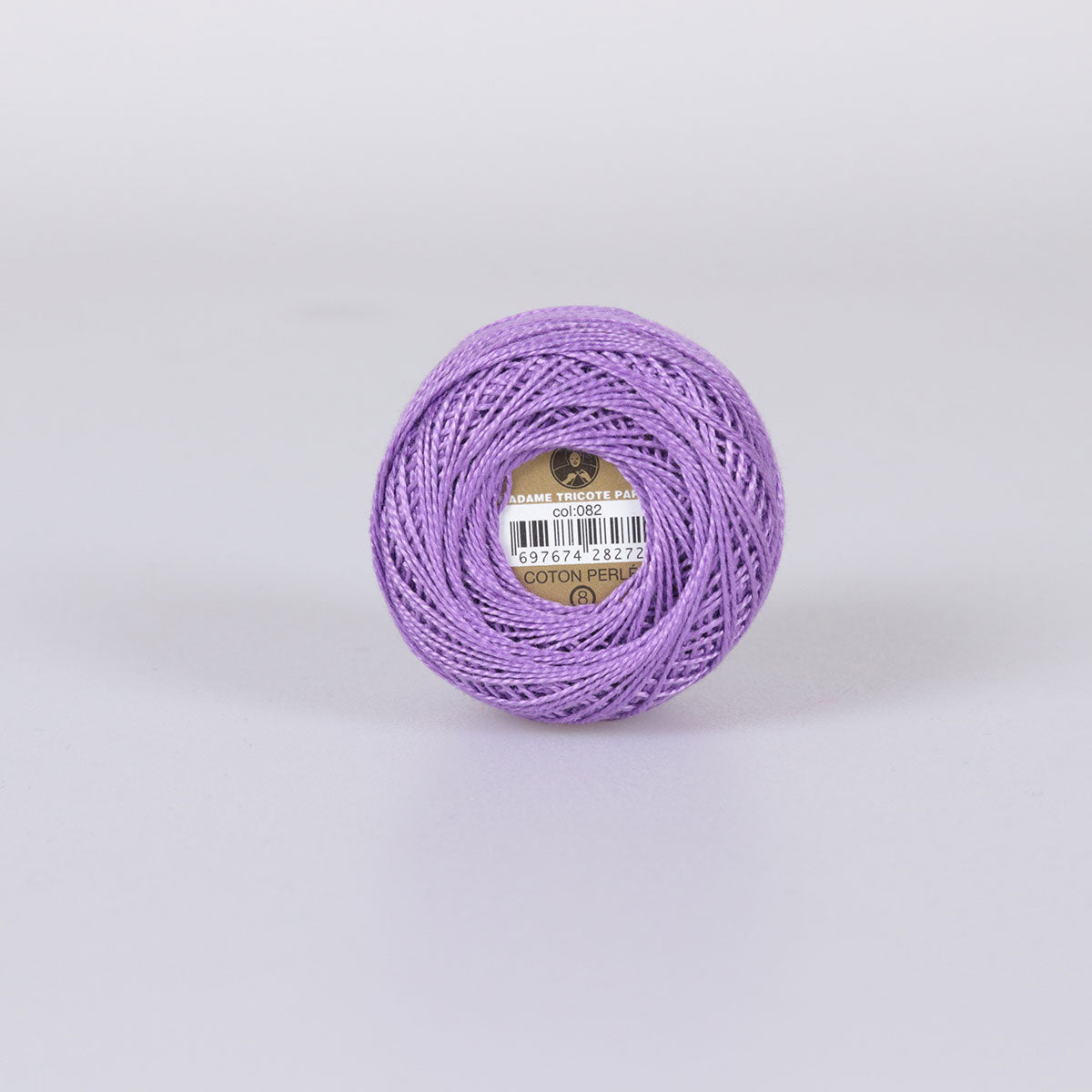 Madame Tricote Paris Hand Knitting Cotton Yarn Purple (10 x 10g Pack)