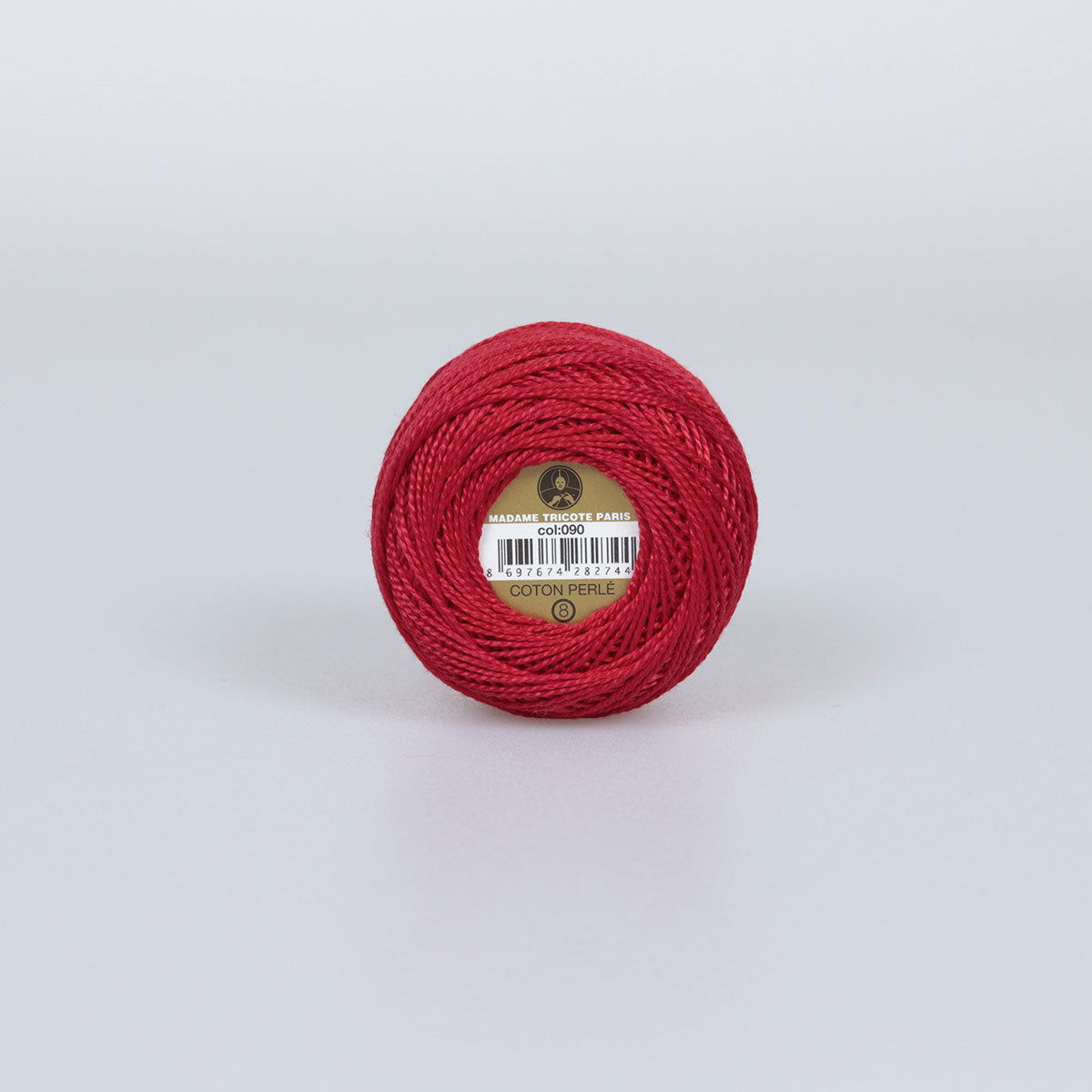 Madame Tricote Paris Hand Knitting Cotton Yarn Red (10 x 10g Pack)