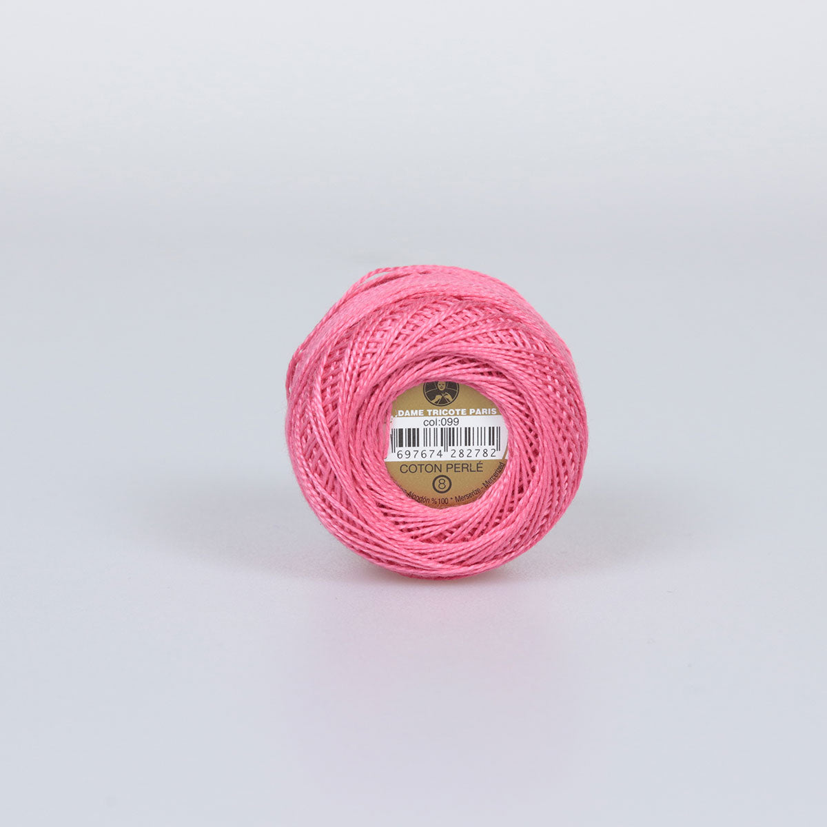 Madame Tricote Paris Hand Knitting Cotton Yarn Pink (10 x 10g Pack)