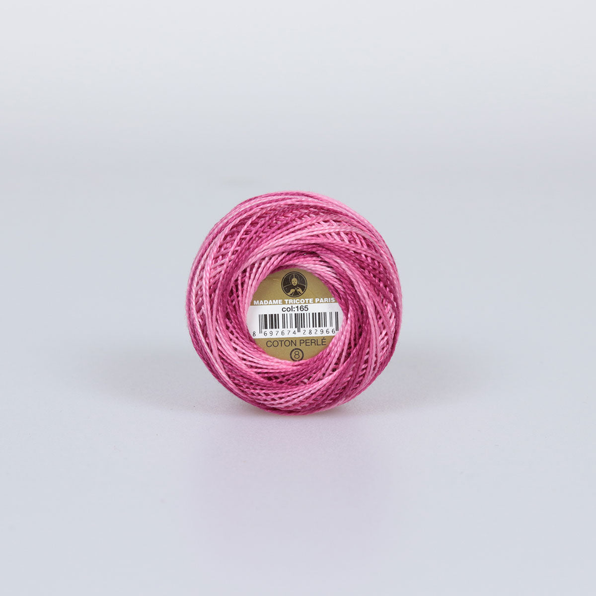 Madame Tricote Paris Hand Knitting Cotton Yarn Pink (10 x 10g Pack)