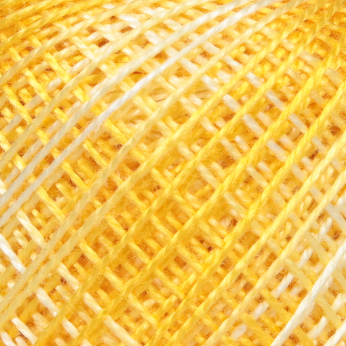 Madame Tricote Paris Hand Knitting Cotton Yarn Yellow (10 x 10g Pack)