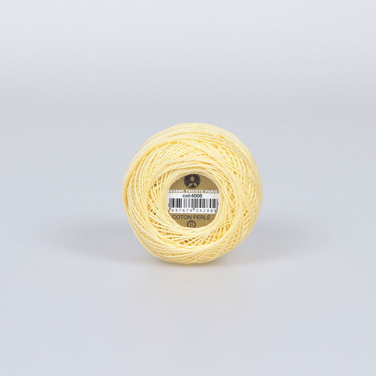 Madame Tricote Paris Hand Knitting Cotton Yarn Yellow (10 x 10g Pack)