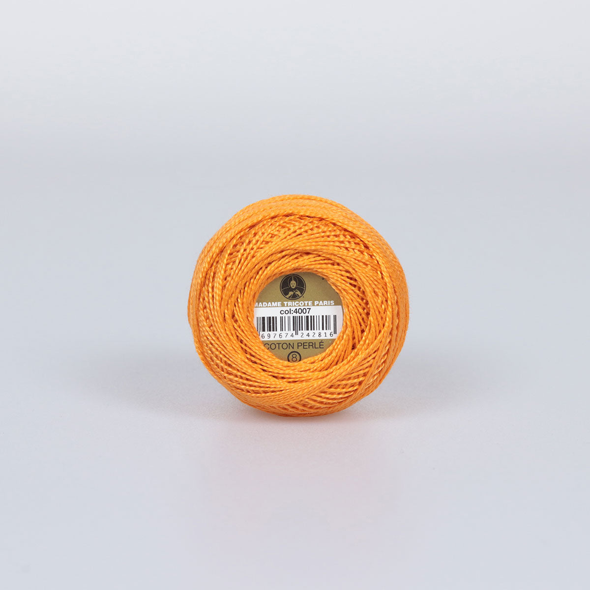 Madame Tricote Paris Hand Knitting Cotton Yarn Orange (10 x 10g Pack)