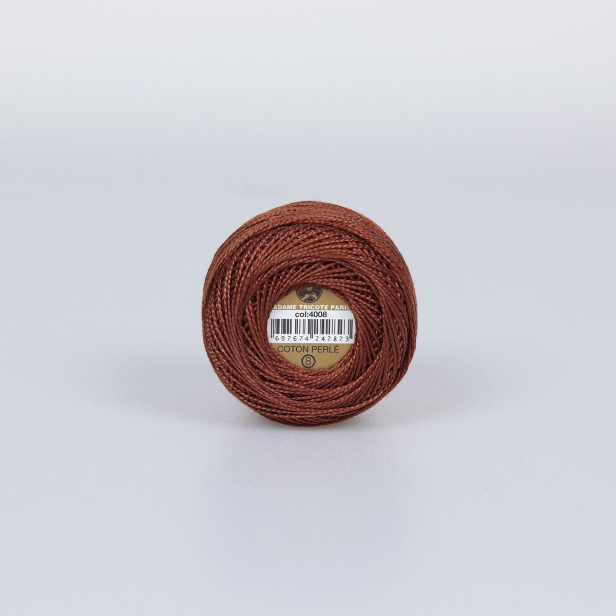 Madame Tricote Paris Hand Knitting Cotton Yarn Brown (10 x 10g Pack)