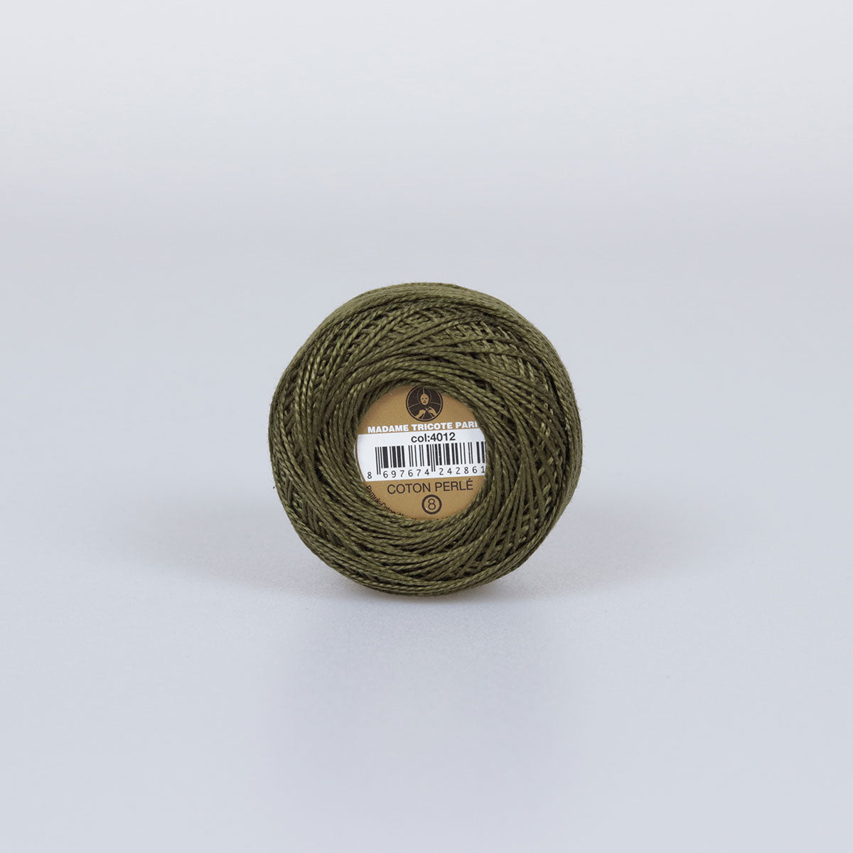 Madame Tricote Paris Hand Knitting Cotton Yarn Green (10 x 10g Pack)