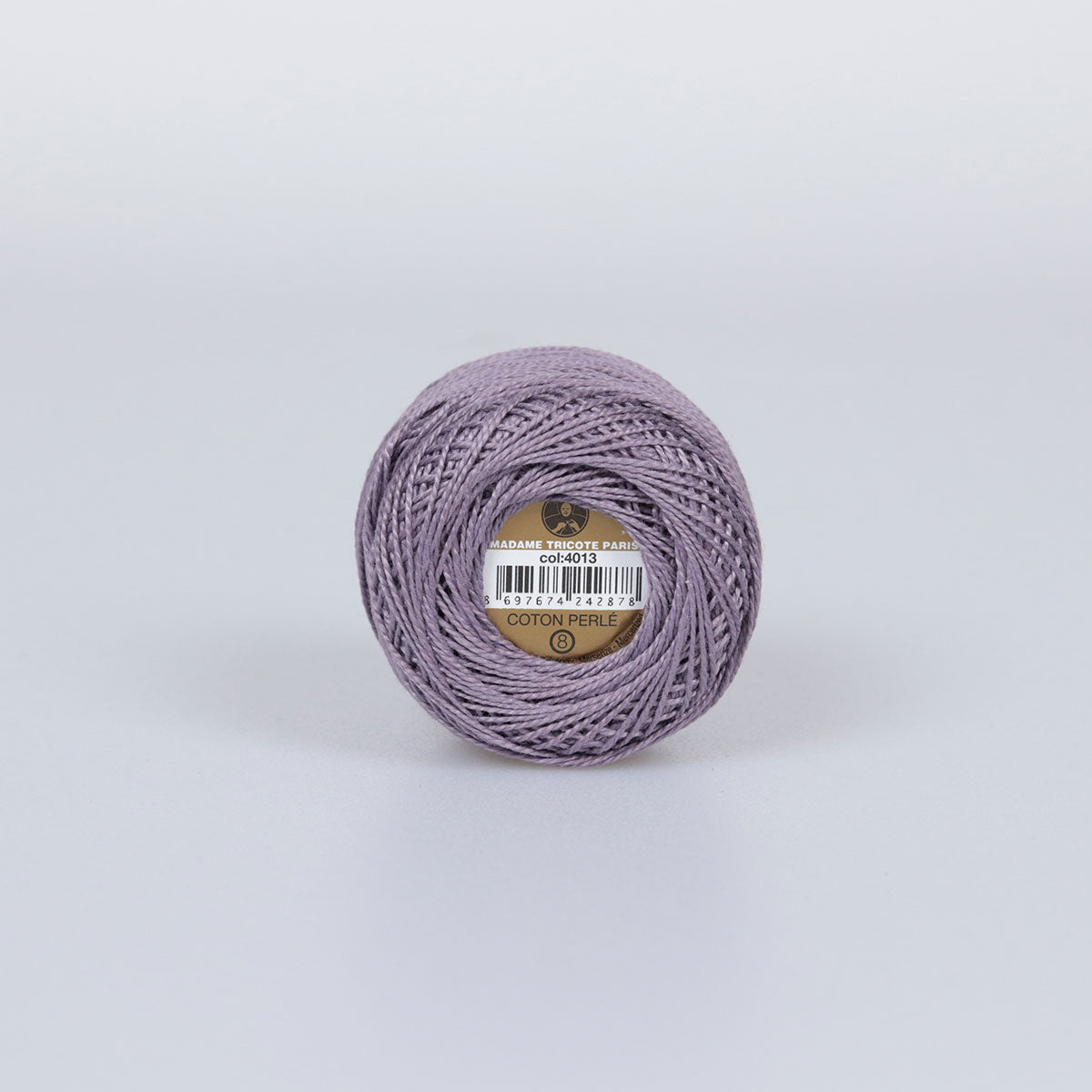 Madame Tricote Paris Hand Knitting Cotton Yarn Purple (10 x 10g Pack)