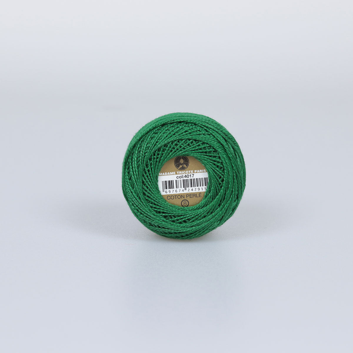 Madame Tricote Paris Hand Knitting Cotton Yarn Green (10 x 10g Pack)