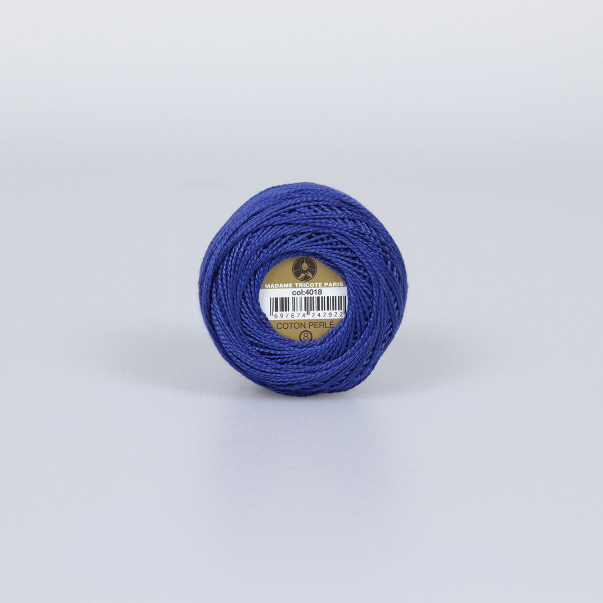 Madame Tricote Paris Hand Knitting Cotton Yarn Blue (10 x 10g Pack)