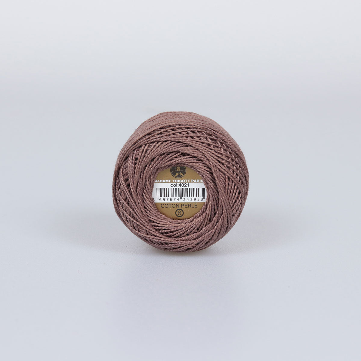 Madame Tricote Paris Hand Knitting Cotton Yarn Brown (10 x 10g Pack)