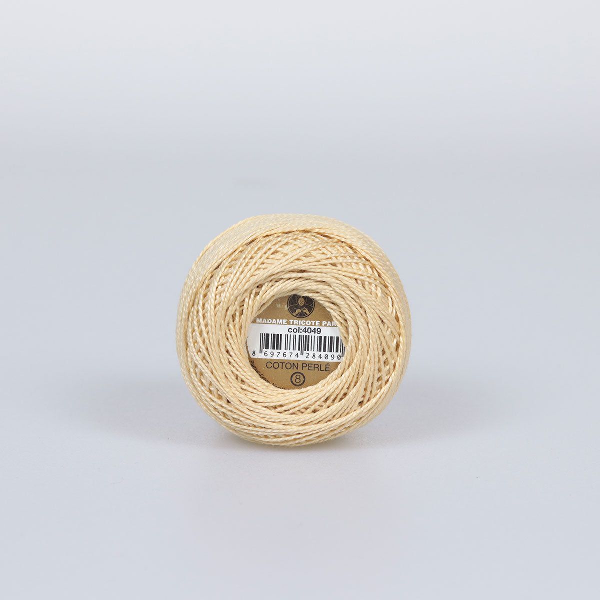 Madame Tricote Paris Hand Knitting Cotton Yarn Beige (10 x 10g Pack)