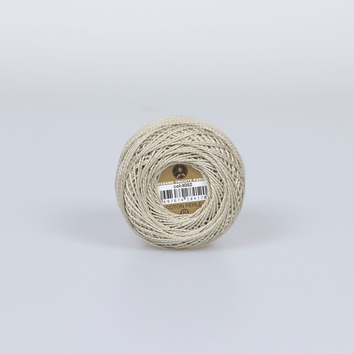 Madame Tricote Paris Hand Knitting Cotton Yarn Beige (10 x 10g Pack)