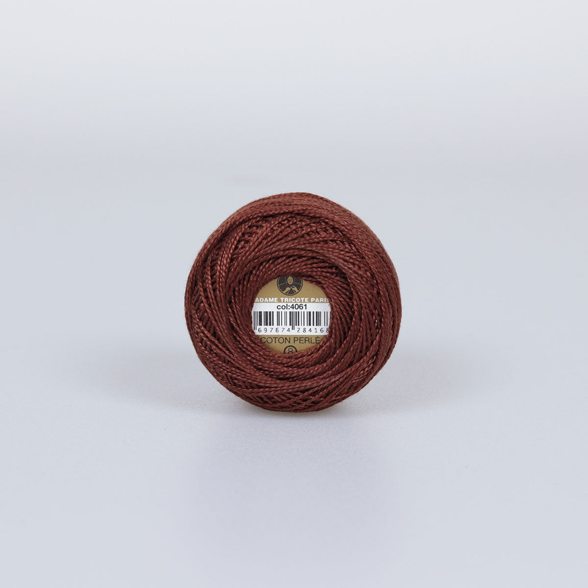 Madame Tricote Paris Hand Knitting Cotton Yarn Brown (10 x 10g Pack)