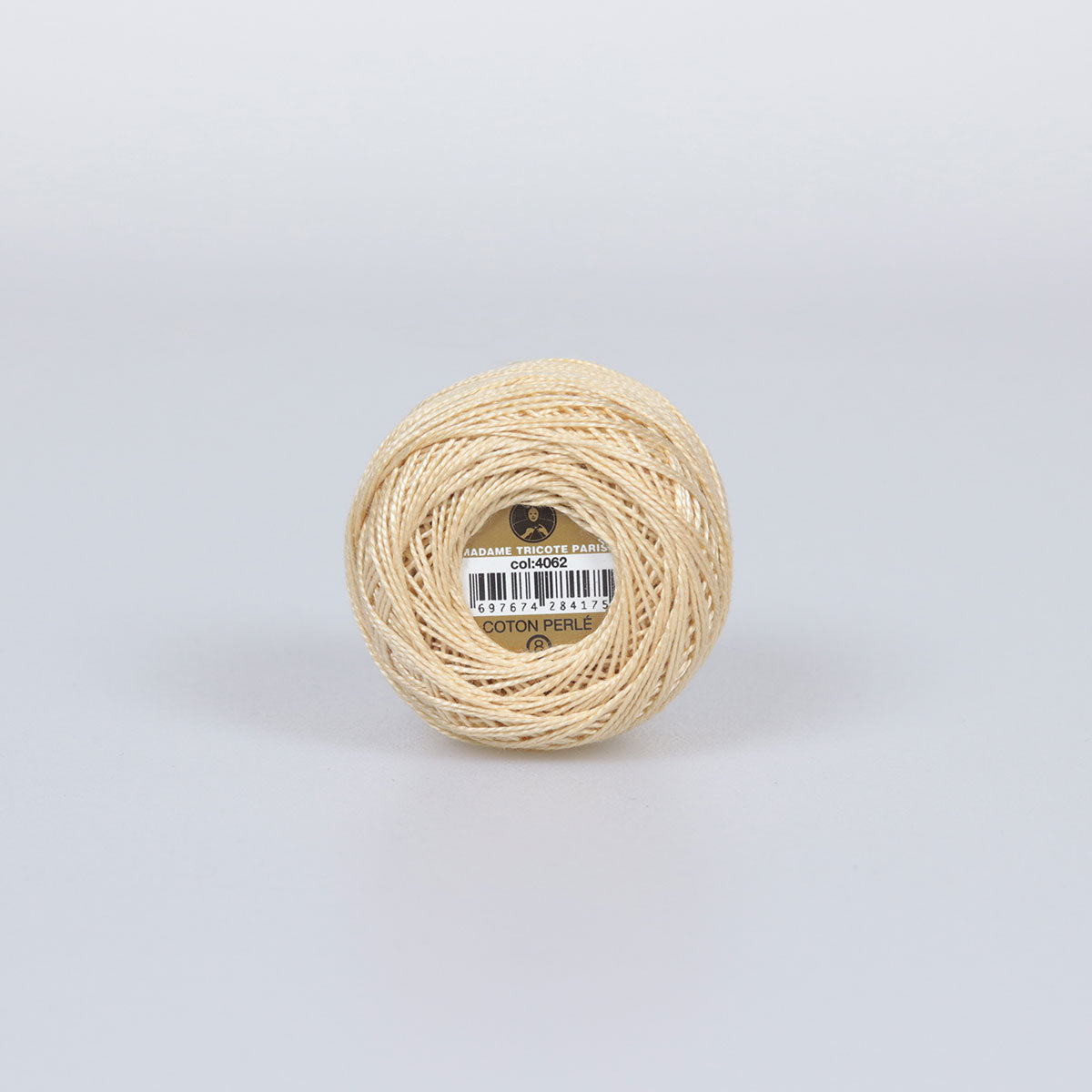 Madame Tricote Paris Hand Knitting Cotton Yarn Beige (10 x 10g Pack)